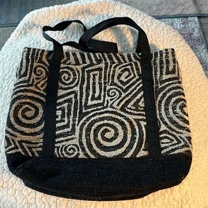 Woven Brocade Tote